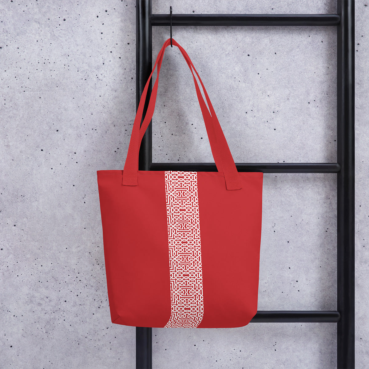 Tote bag (Geometric Red)