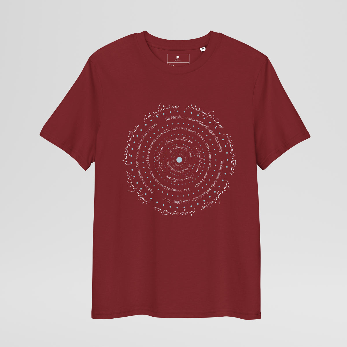 'Alive' Ribbed neck t-shirt