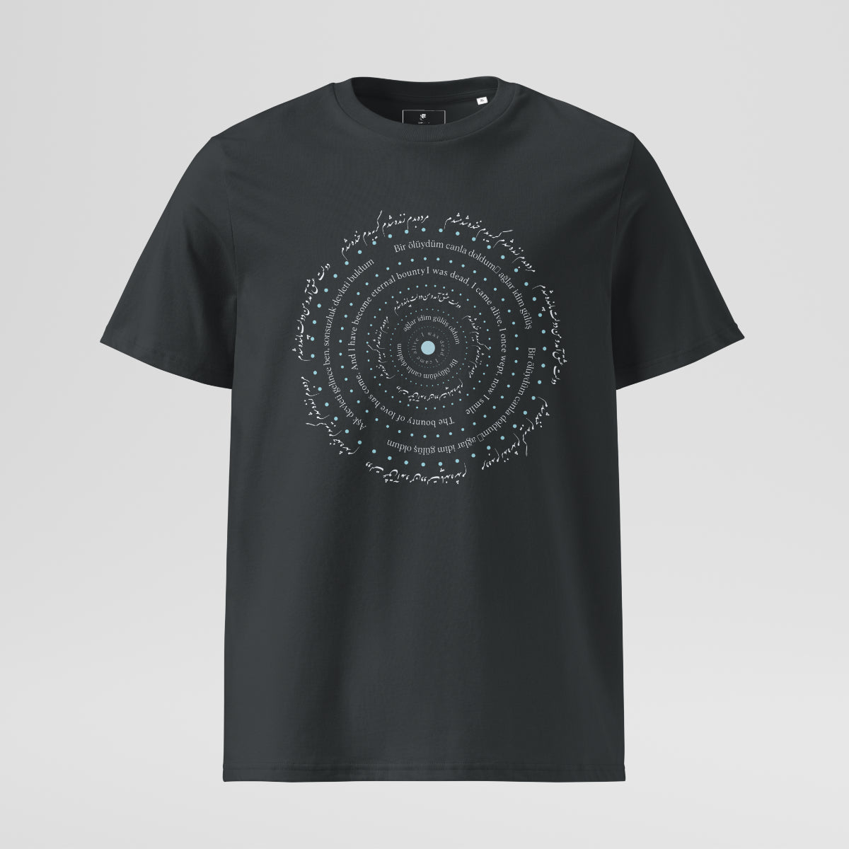 'Alive' Ribbed neck t-shirt