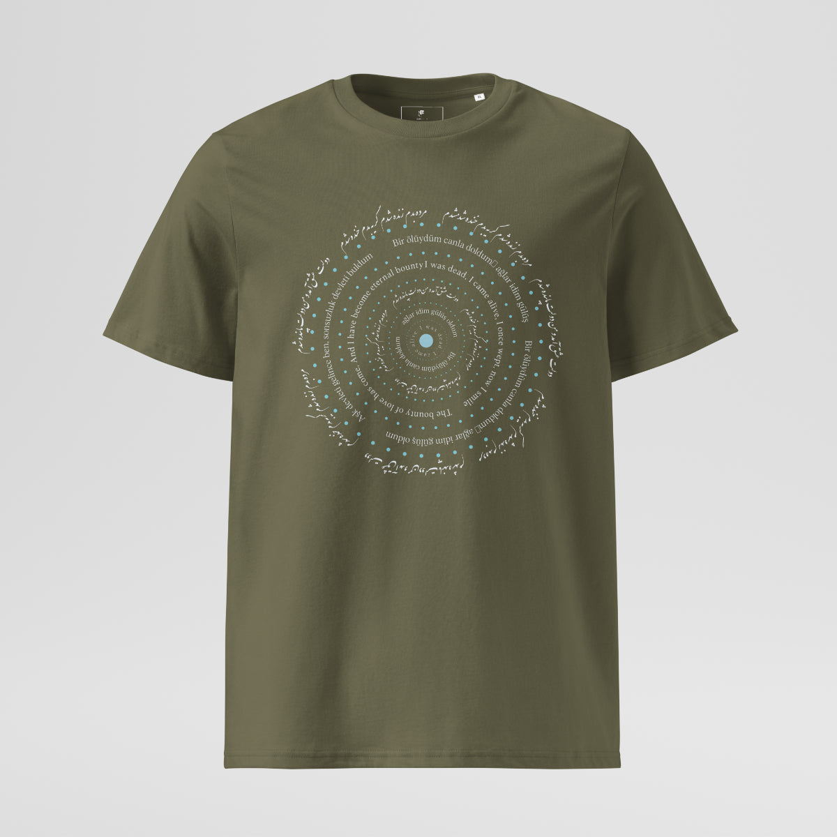 'Alive' Ribbed neck t-shirt
