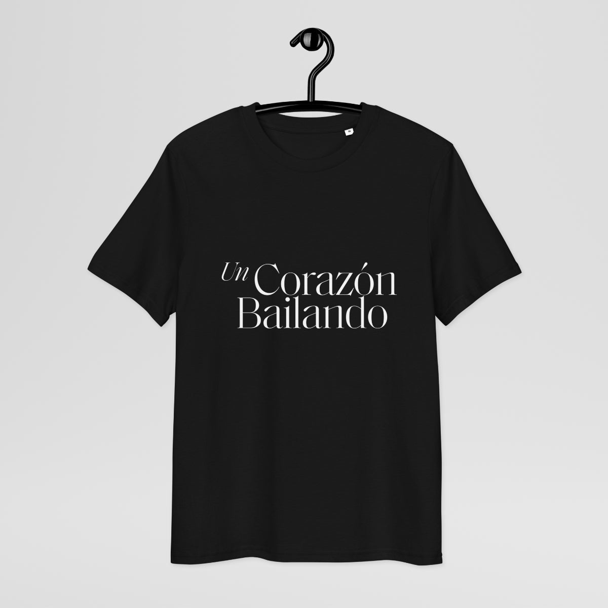 Ribbed neck T-shirt