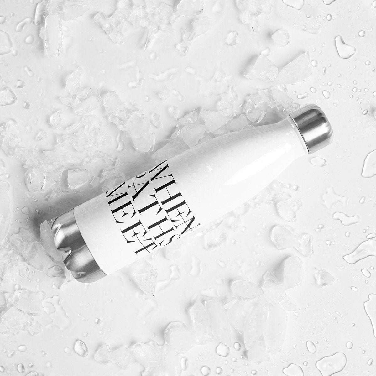 When Paths Meet Stainless steel water bottle