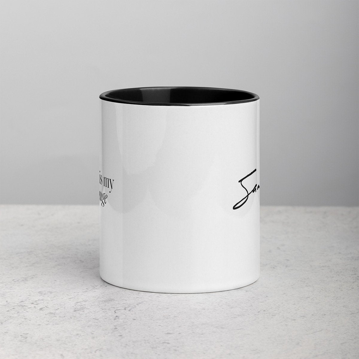 Mug with quote