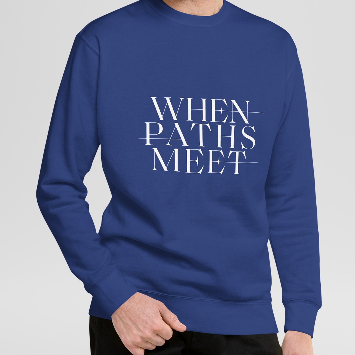 Premium When Paths Meet Sweatshirt