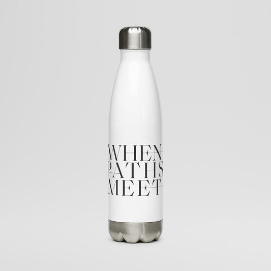 When Paths Meet Stainless steel water bottle
