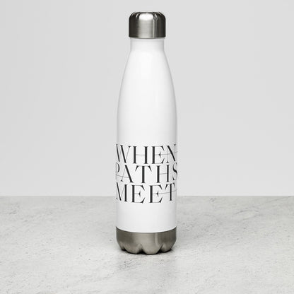 When Paths Meet Stainless steel water bottle