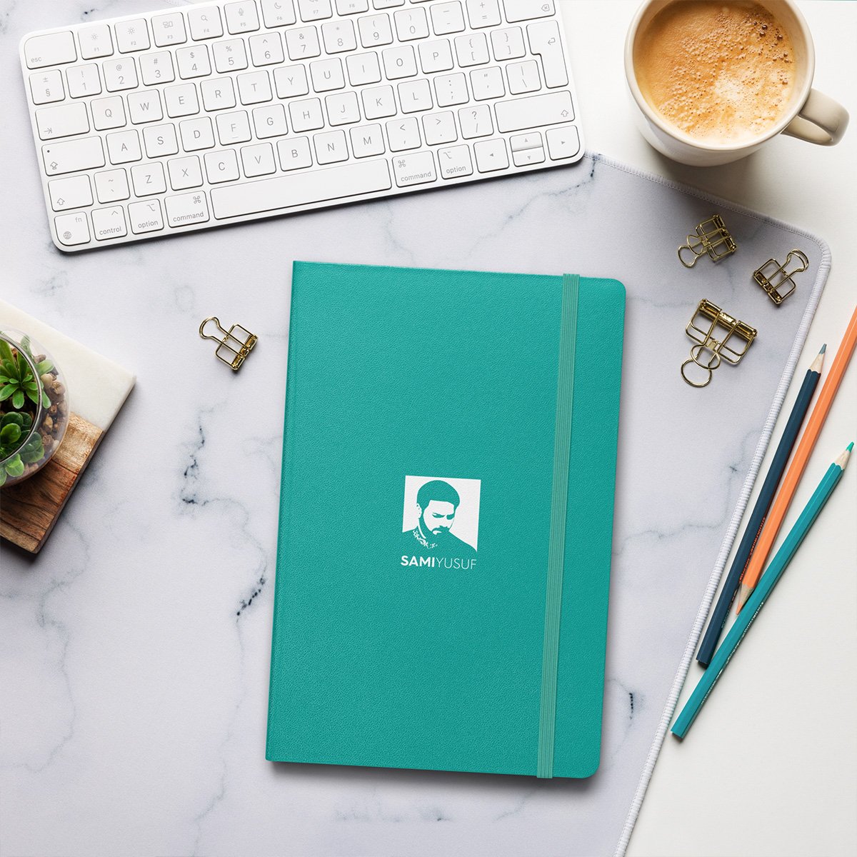 Hardcover bound notebook