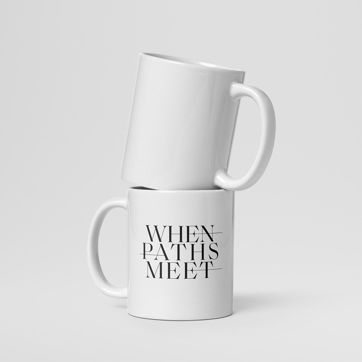 When Paths Meet glossy mug