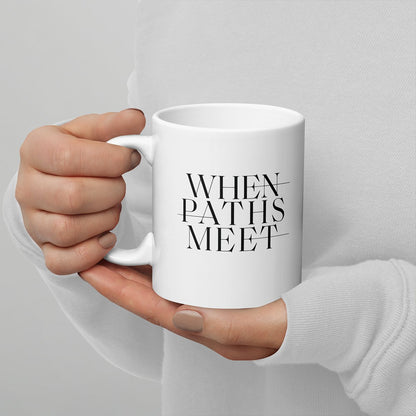 When Paths Meet glossy mug