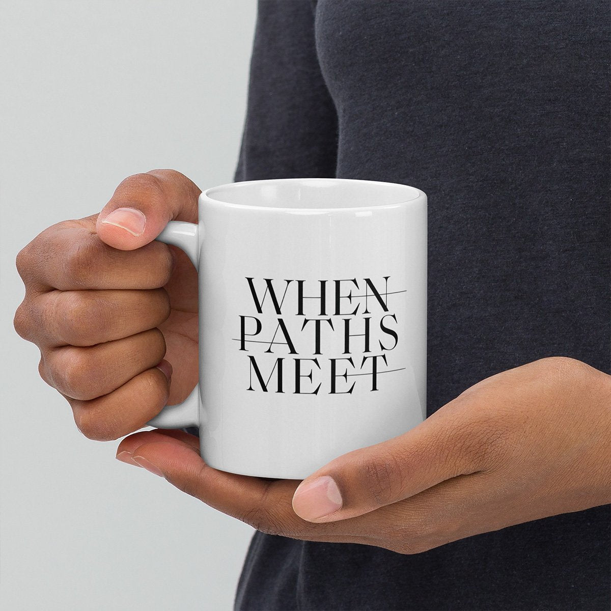 When Paths Meet glossy mug
