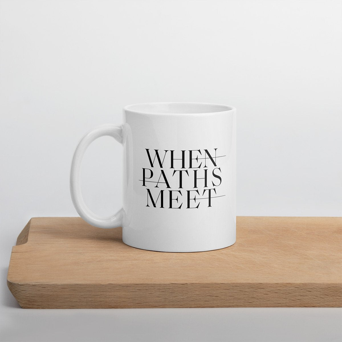 When Paths Meet glossy mug