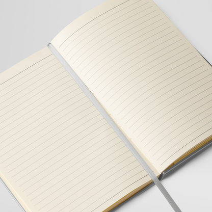 Hardcover bound notebook