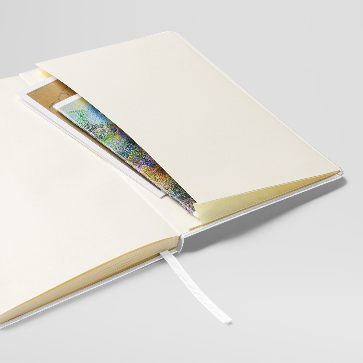 Hardcover bound notebook